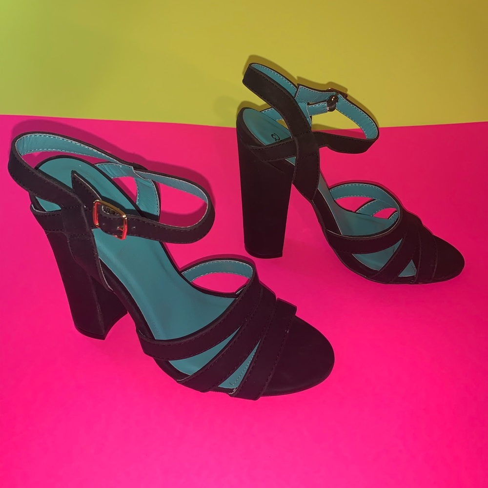 Ankle strap heels